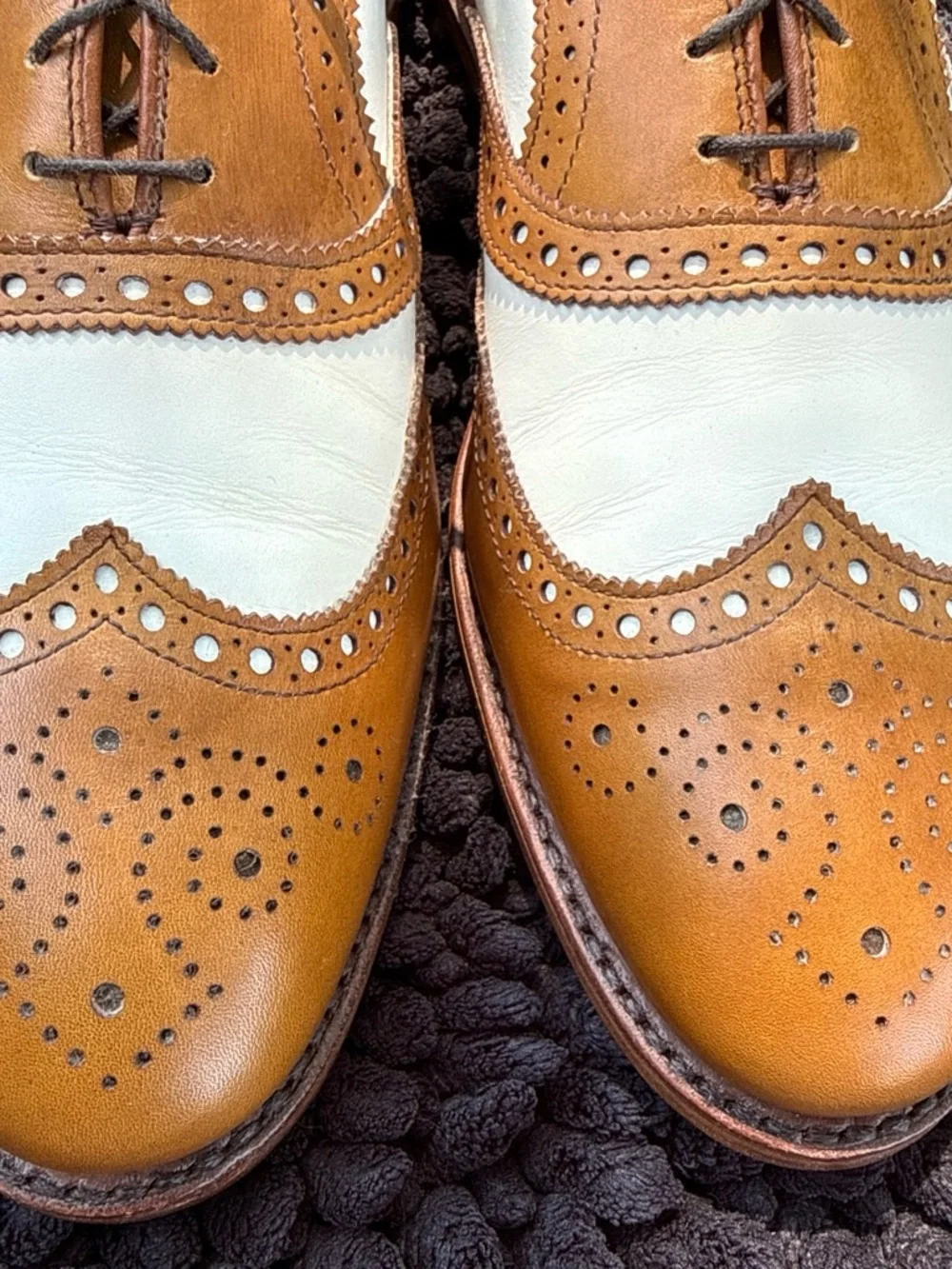 Designer GOLF SHOES! Allen Edmonds Honors Collection Heritage Brogue Oxfords